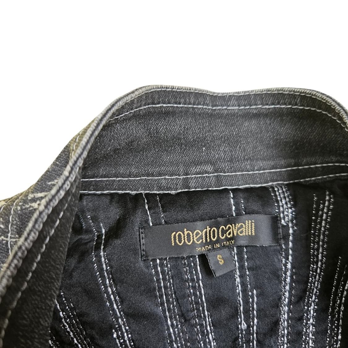 로베르토까발리 코튼 라이더 자켓 N335 hp3143 상품이미지5