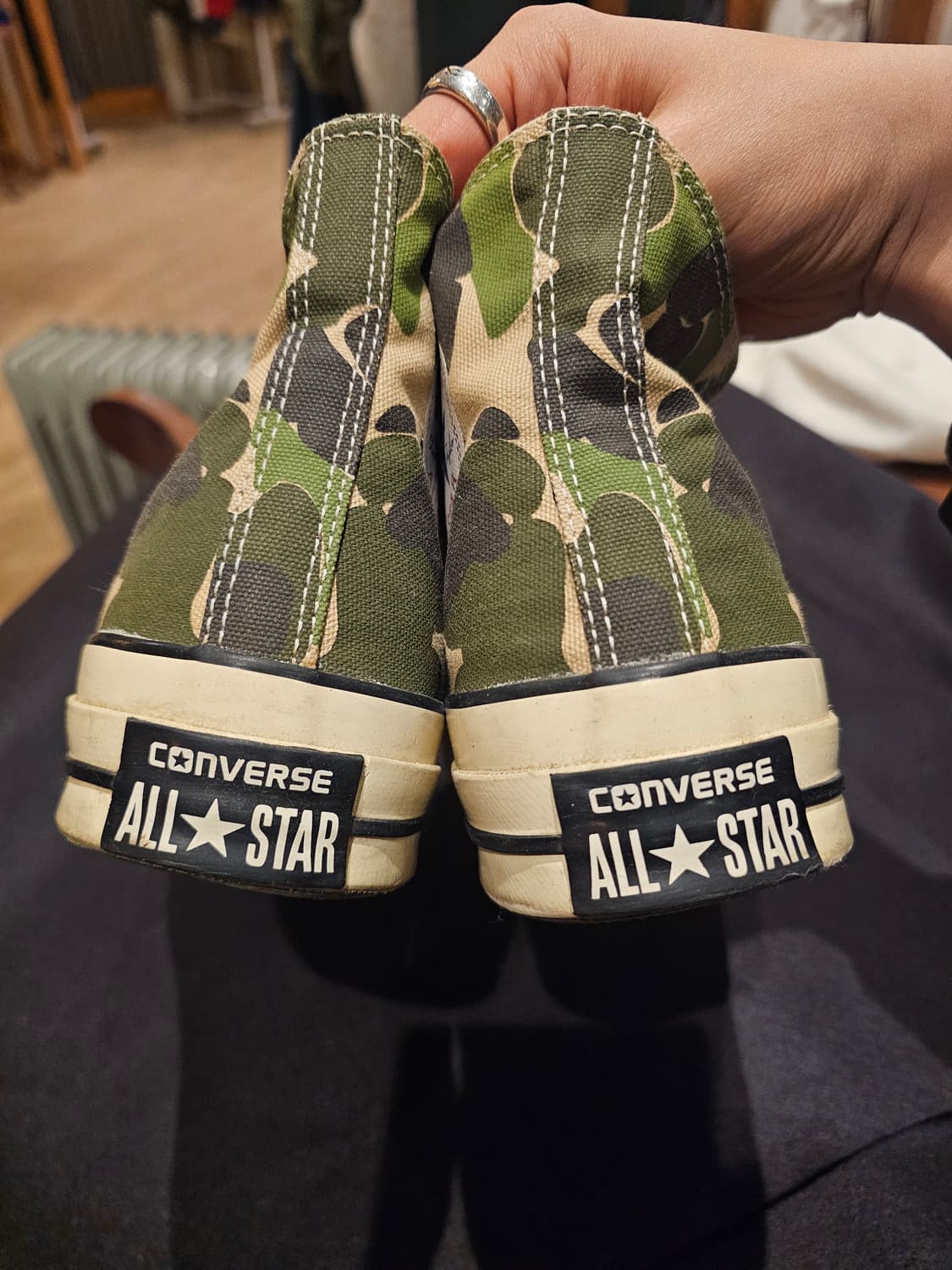 컨버스 척테일러 1970하이 카모 us8.5사이즈 상품이미지4