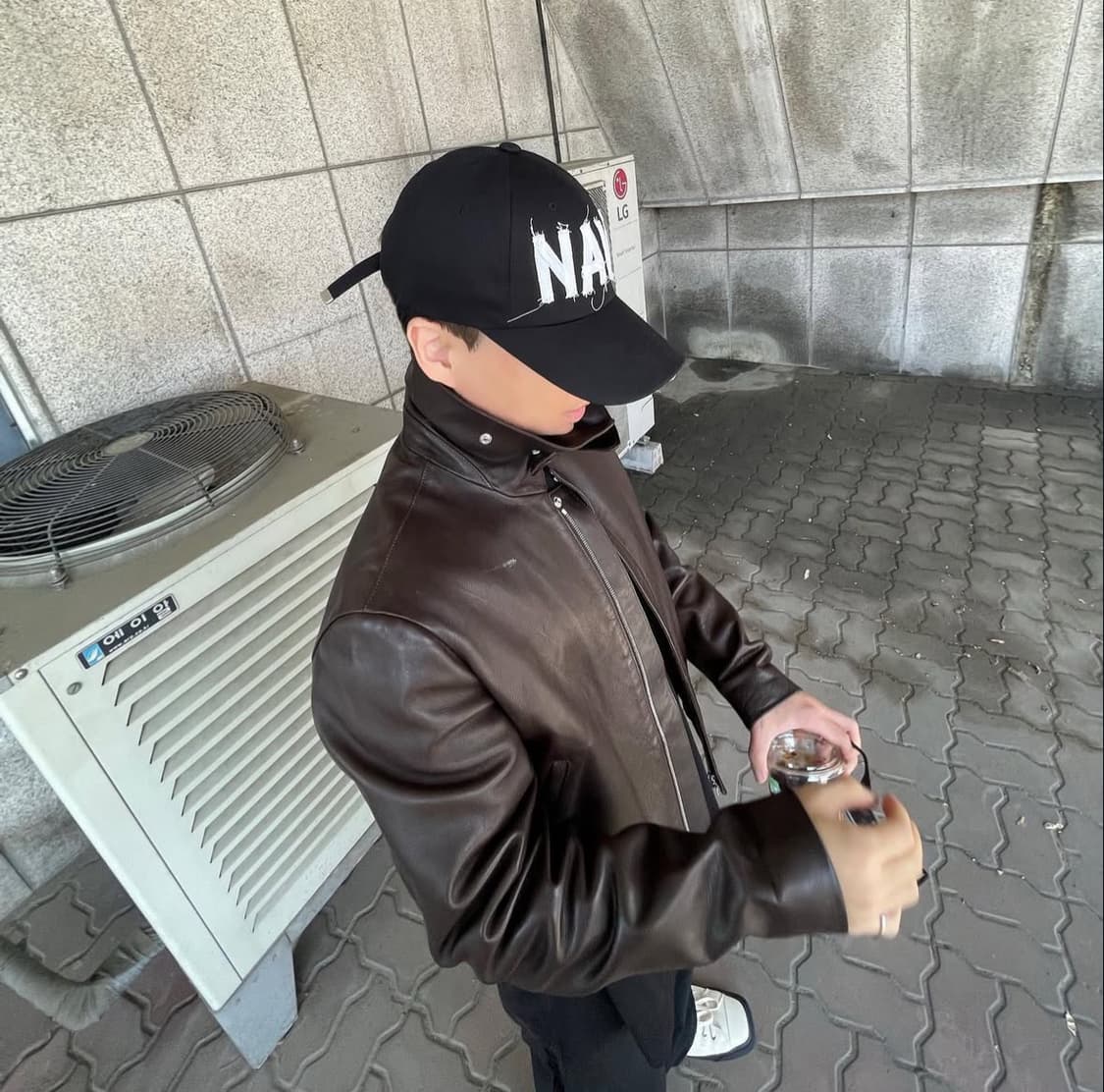 [Hae.a] 2023 해아 한정 NAVY 볼캡 (블랙) 상품이미지4
