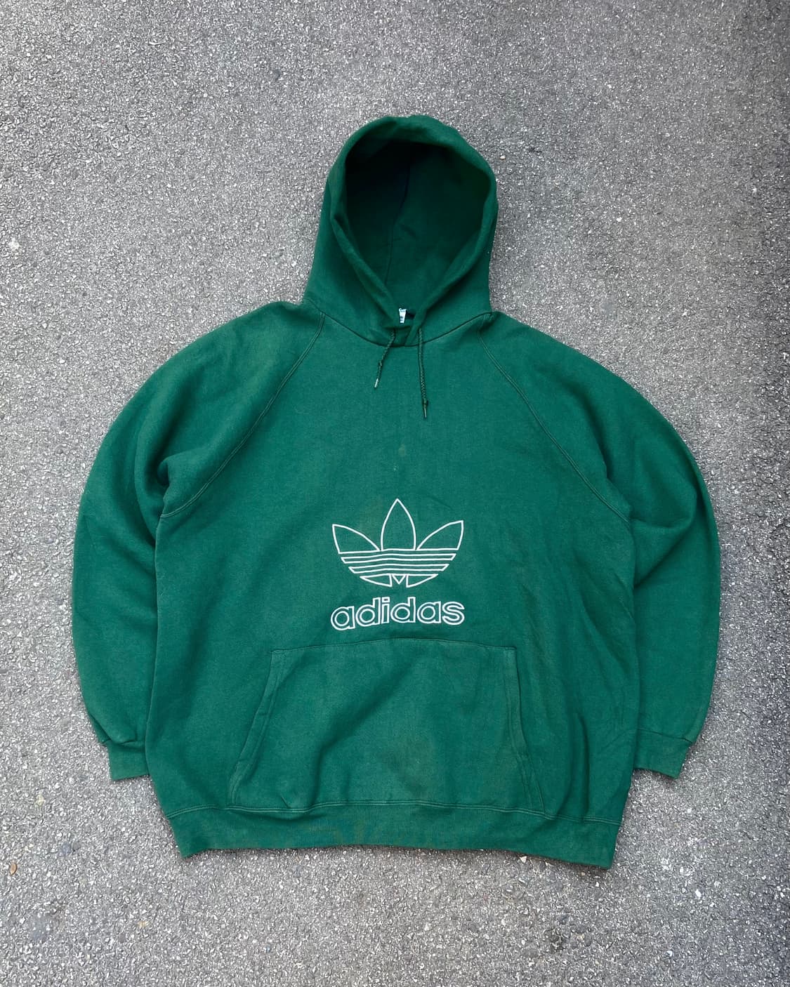 90s Adidas Embroidered Trefoil Hoodie 상품이미지1