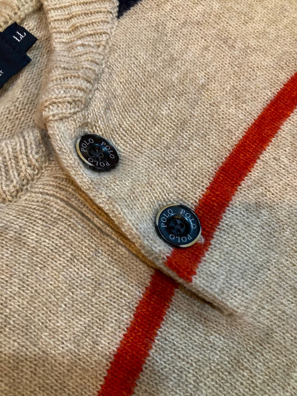 90‘s 스트라이프 헨리넥 니트 상품이미지5