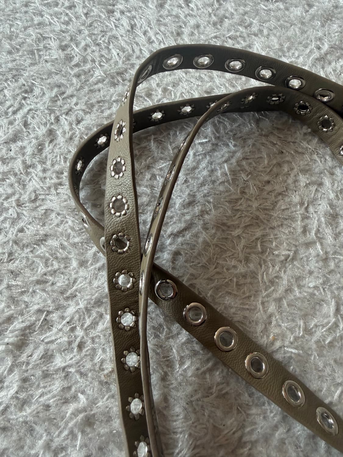 빈티지 카키 모리 롱벨트 상품이미지3