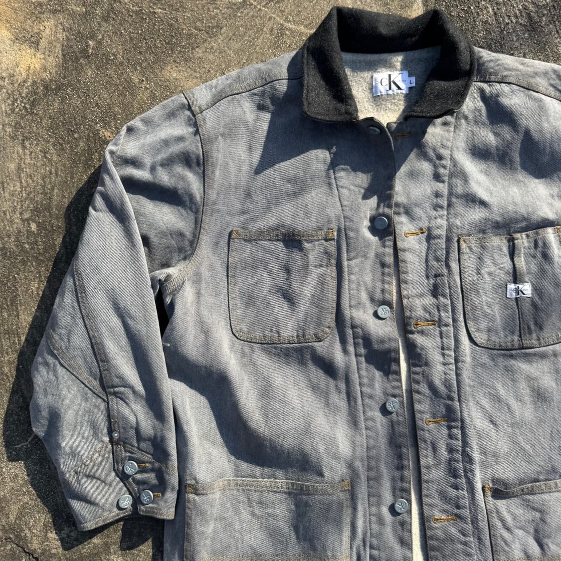 [XL] Calvin Klein 켈빈 클라인 데님 초어 자켓 상품이미지5