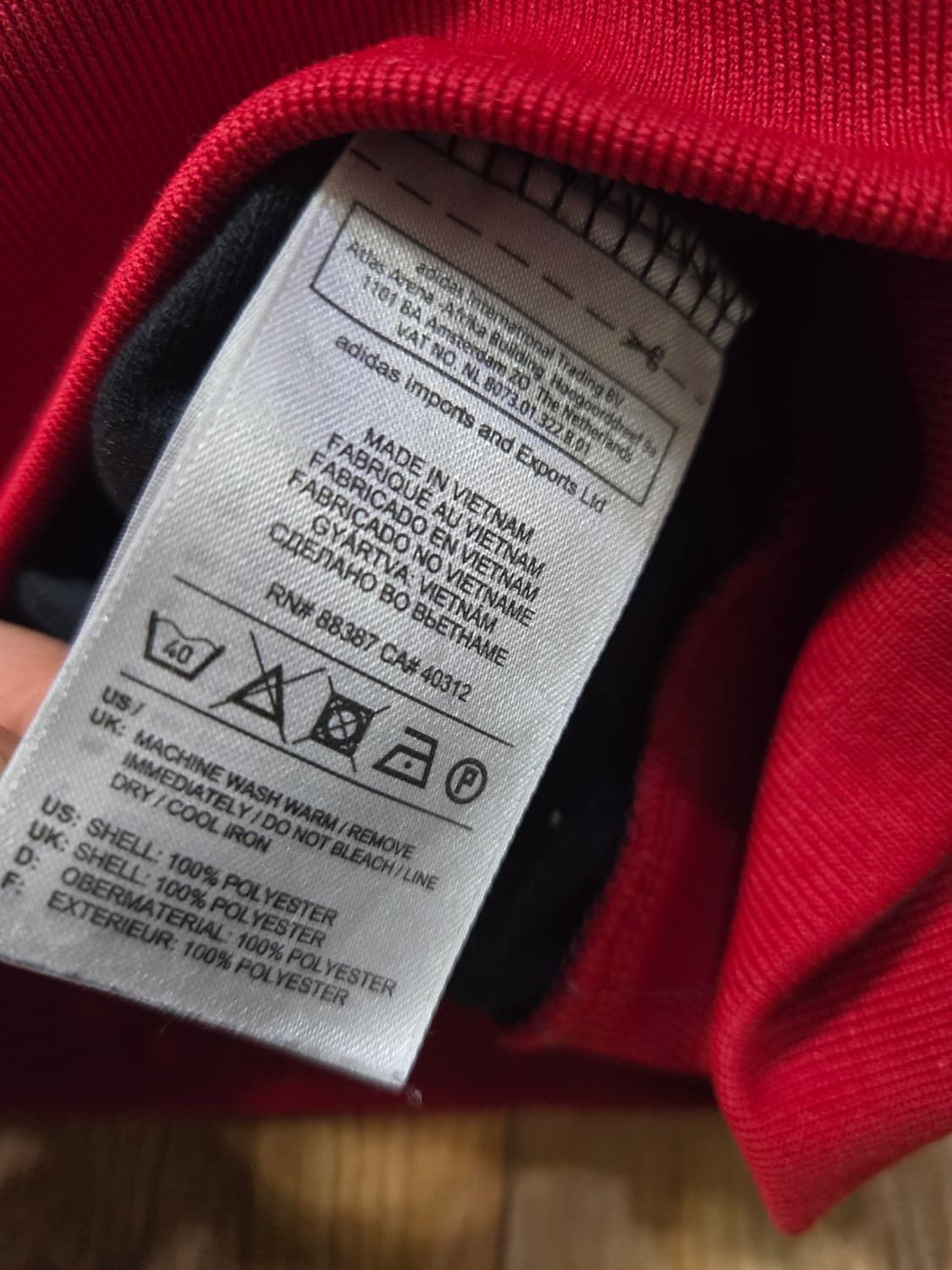 아디다스 AC밀란 져지 검빨 트랙탑 자켓 축구 fc 상품이미지4