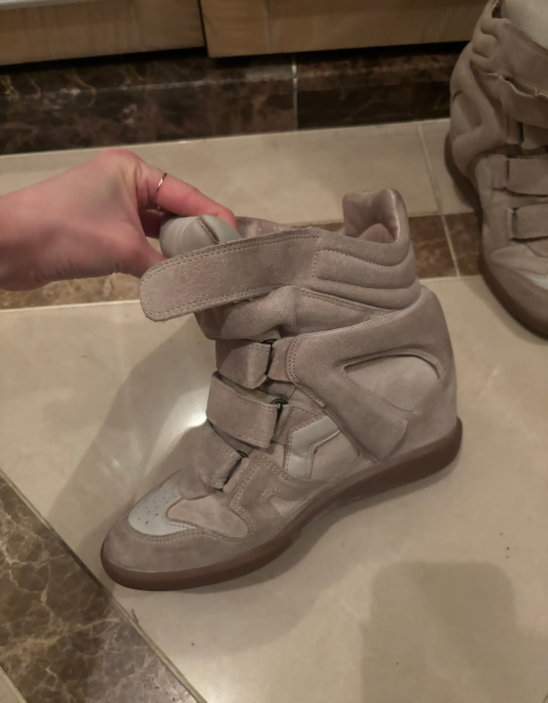 Isabel Marant high top 이자벨마랑 하이탑 스니커즈 상품이미지3