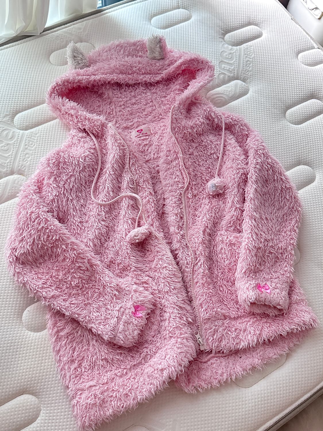 토끼 후드집업 세트 상품이미지1