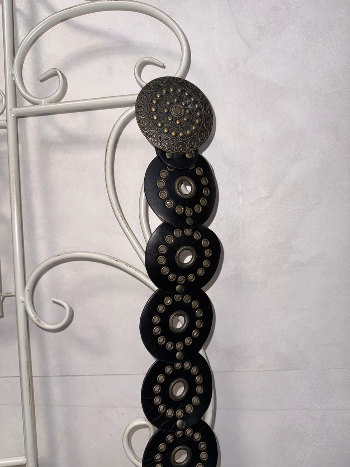 Black western punching disc belt 상품이미지4