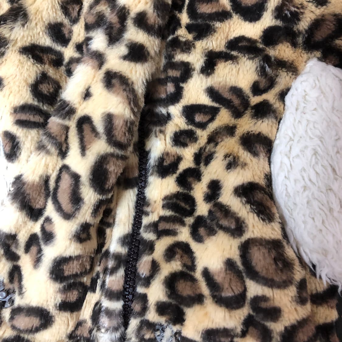 빈티지 갸루 털 퍼 곰 조끼 베스트 후드 후디 폼폼 아우터 자켓 상품이미지6