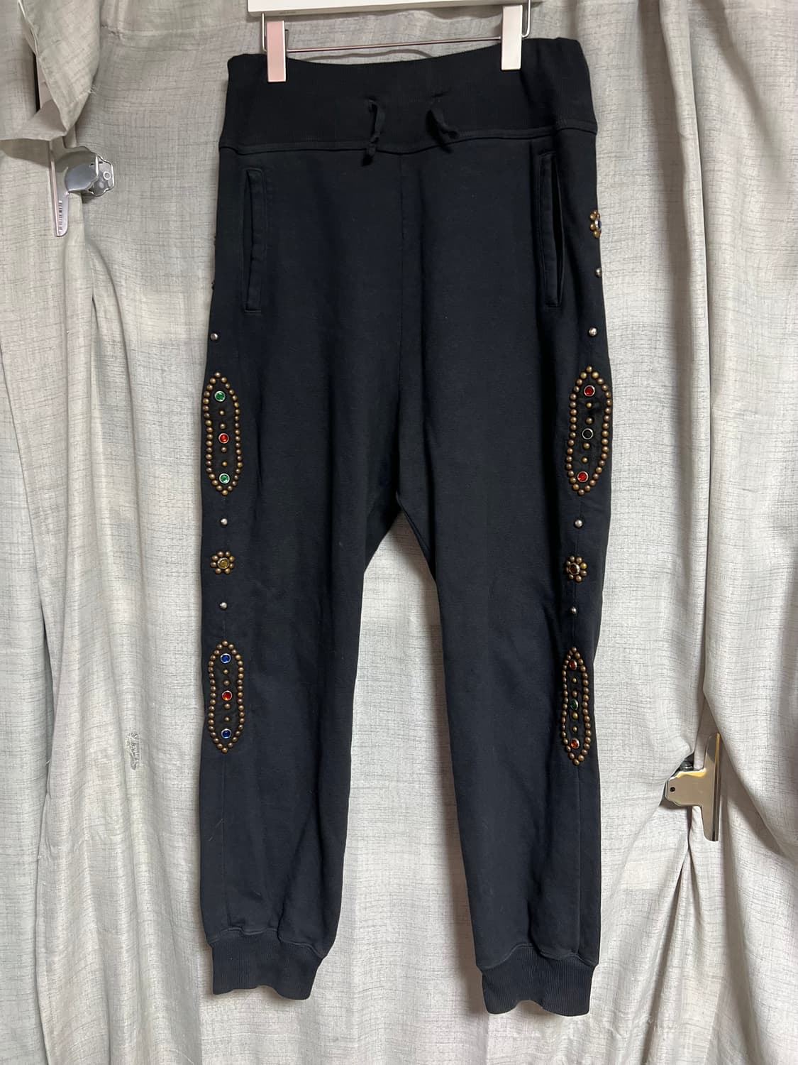 캐피탈 잼스톤 스웻 팬츠 블랙 3사이즈 상품이미지1