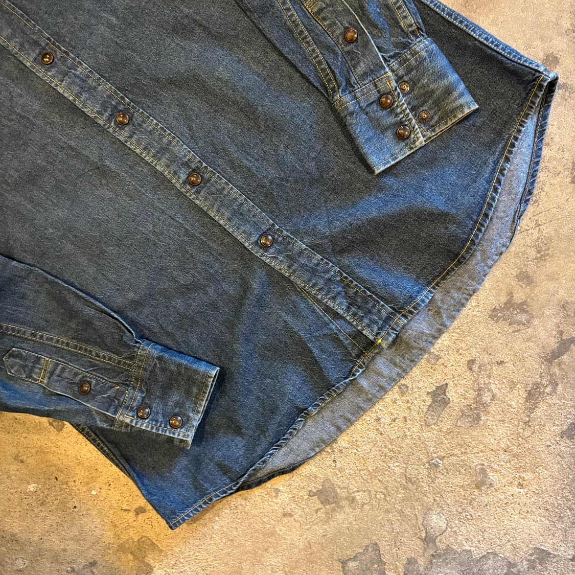 90년대 일본 리바이스 더블티스 웨스턴 셔츠 셀비지 상품이미지6
