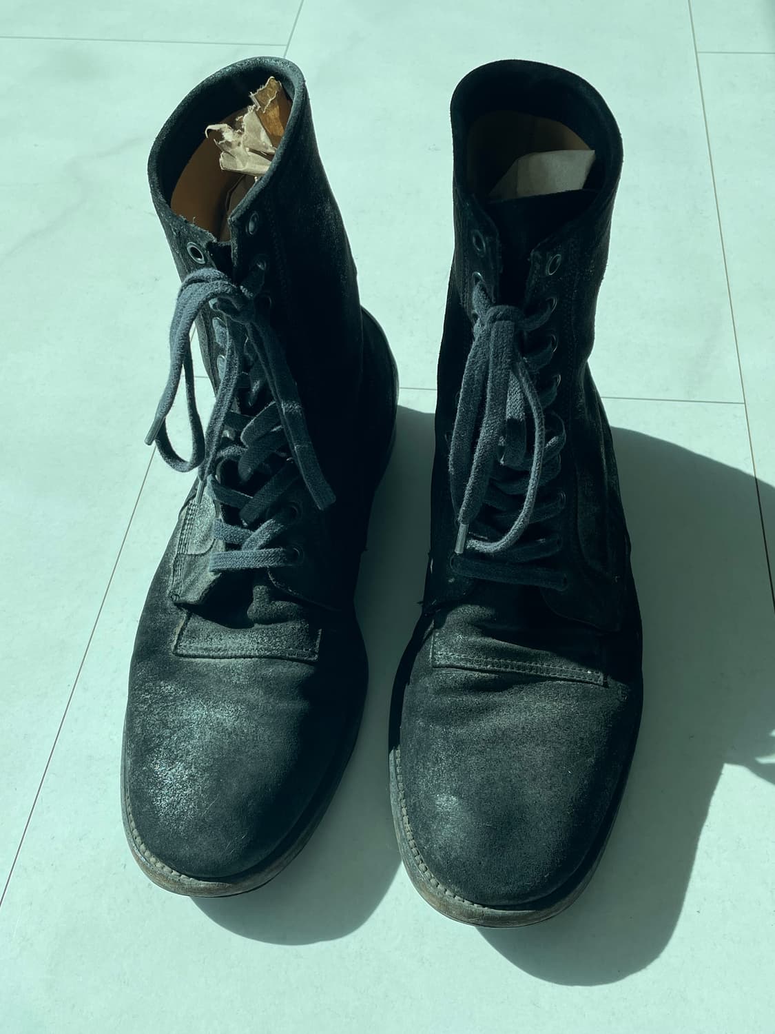 (RARE) 마르지엘라 스웨이드 컴뱃 부츠(*08 아카이브) 상품이미지2