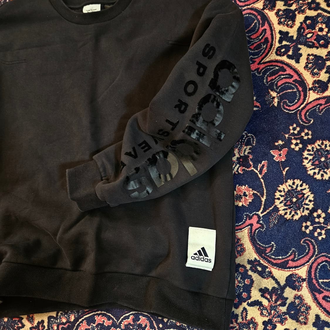 아디다스(Adidas) 라운지 플리스 스웨트 맨투맨 XL size 상품이미지3