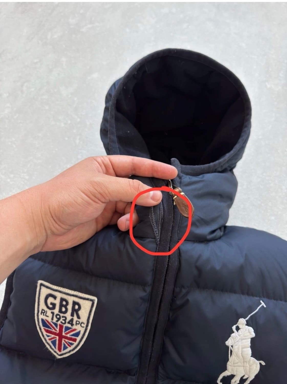 빅포니 브리튼 푸퍼 패딩 조끼 상품이미지4