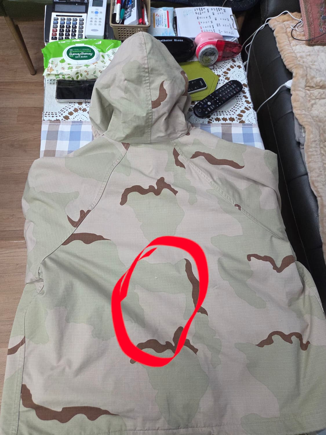 가슴105~115)미군 화생방 보호자켓 사막3색 상품이미지4