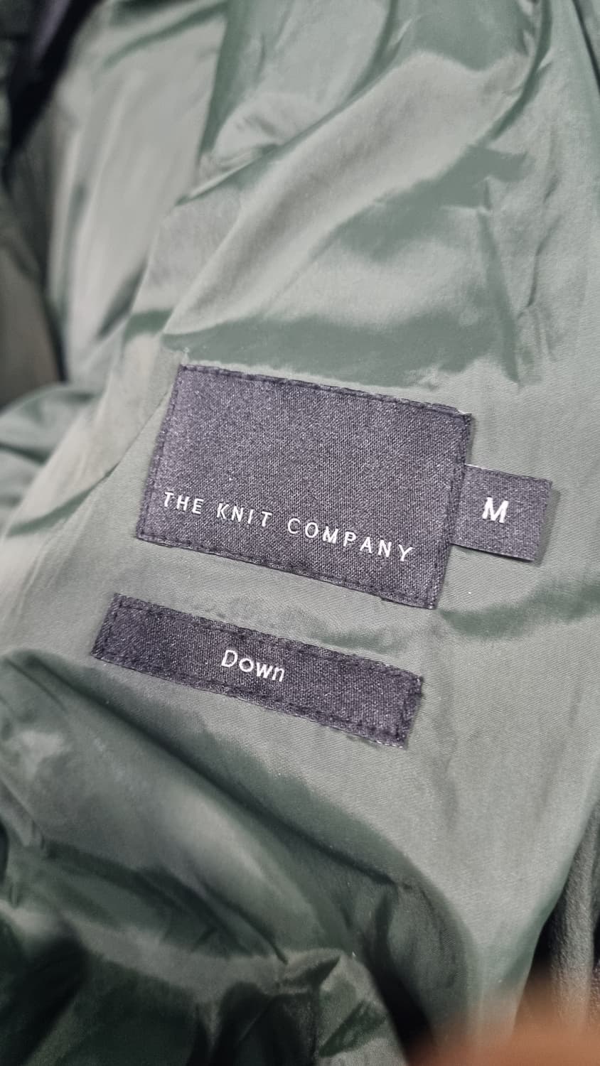 더 니트 컴퍼니 100~105size(M)구스다운 패딩 카키 상품이미지2