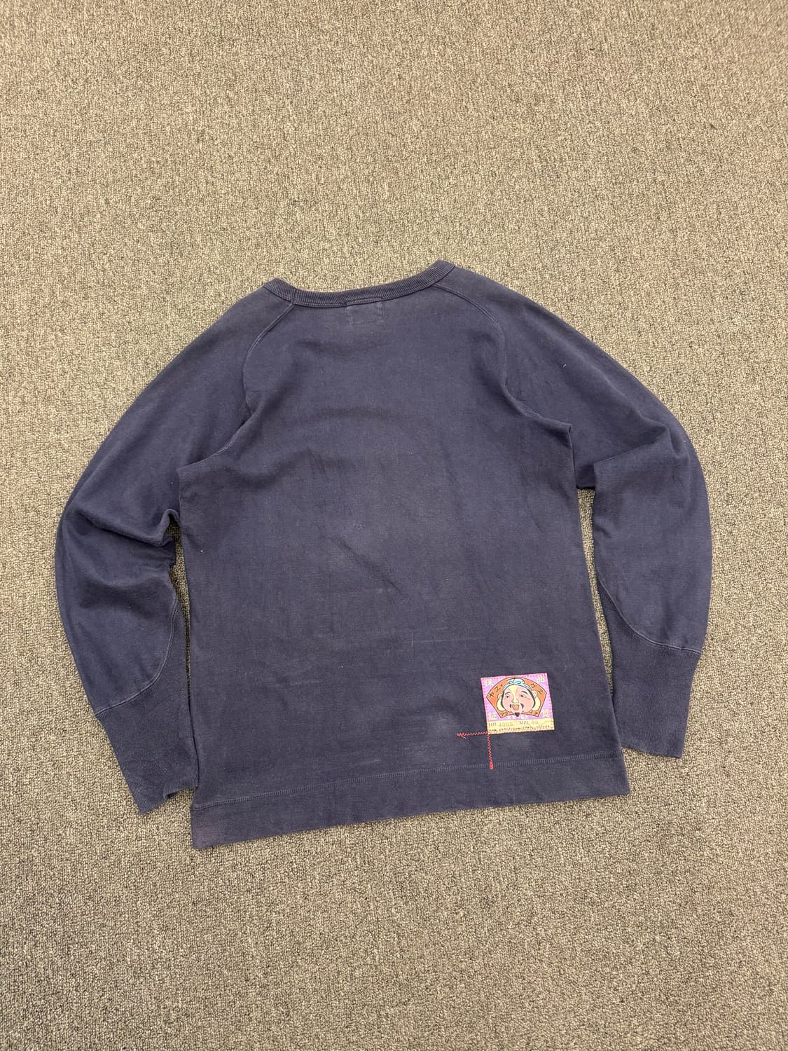 40)에비수 재팬 빈티지 다이콕 프린팅 네이비 스웻셔츠  상품이미지5