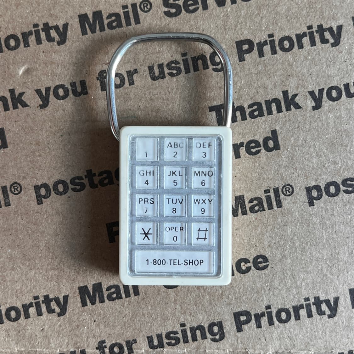 90s vtg Phone Pad Keyring 상품이미지1