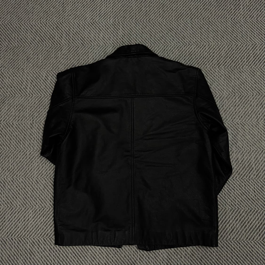 [XL]올드 갭 레더 빈티지 자켓 블랙 상품이미지4