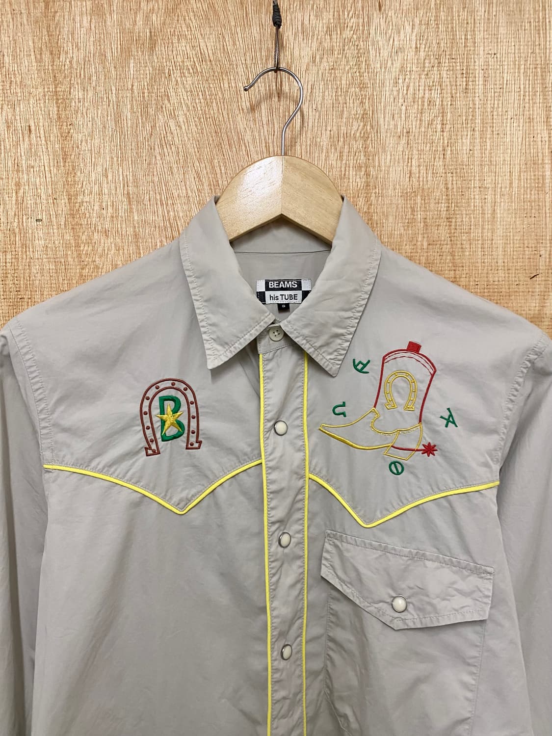 BEAMS x HIS TUBE western shirts 빔즈 웨스턴 상품이미지3