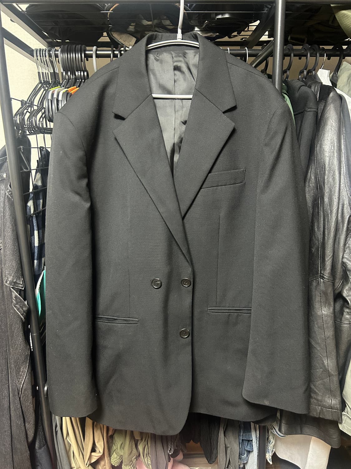 무신사 유아인 콜라보 울 블레이져 상품이미지1