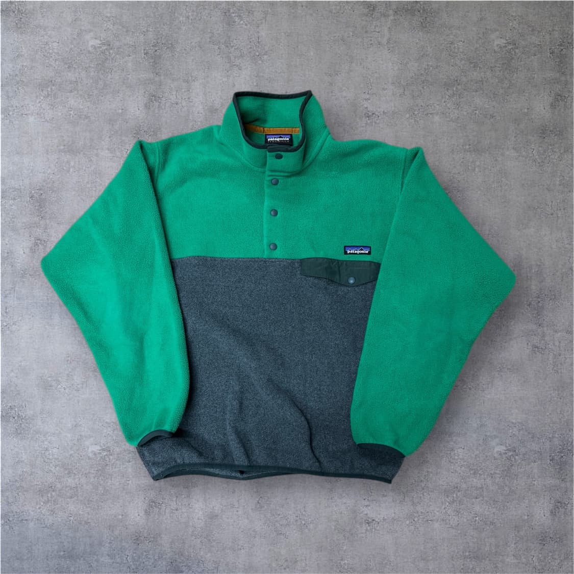 파타고니아 신칠라 컬러블록 그린니켈 S 상품이미지1