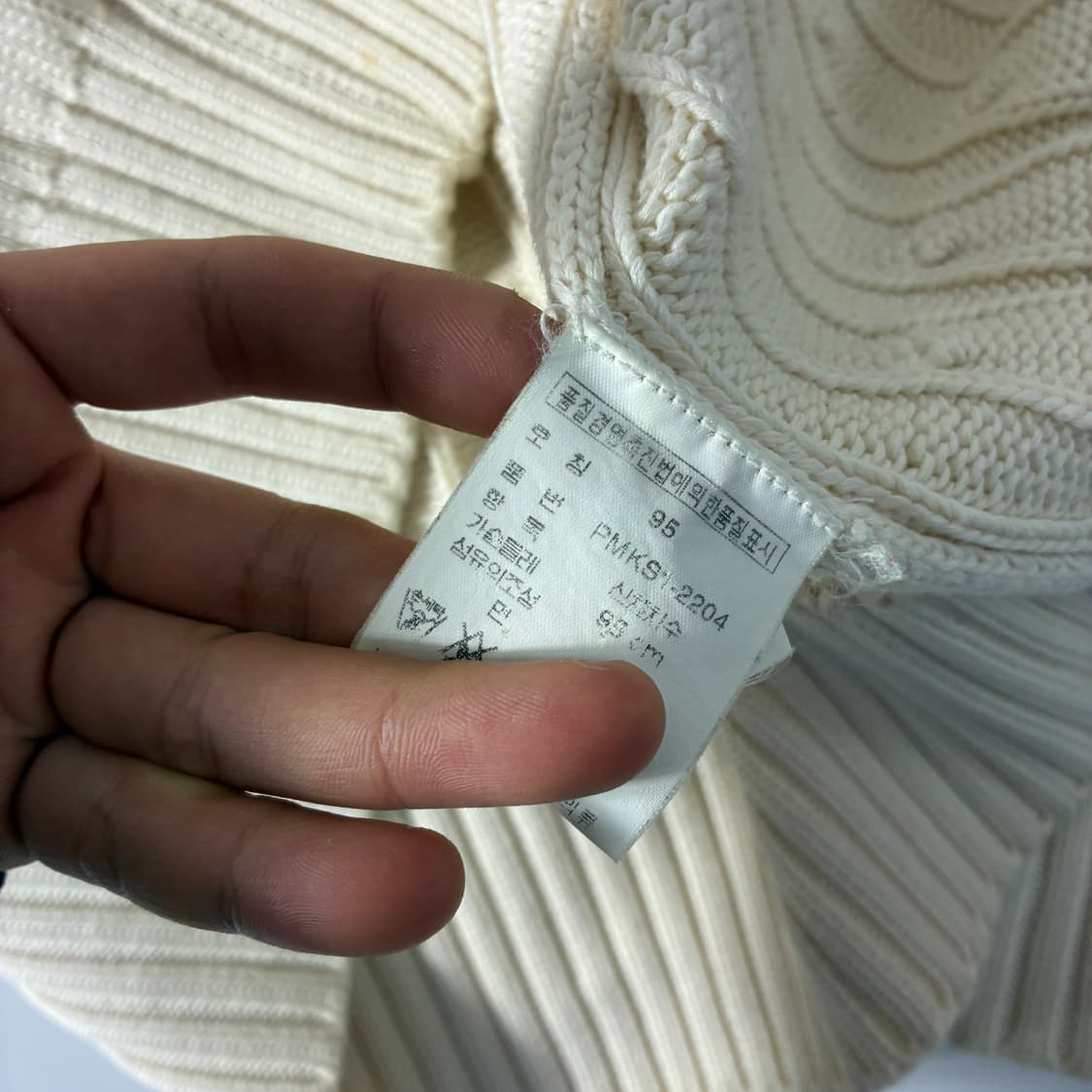 Polo  폴로 랄프로렌 자수 코튼 꽈배기 카라 니트   상품이미지6