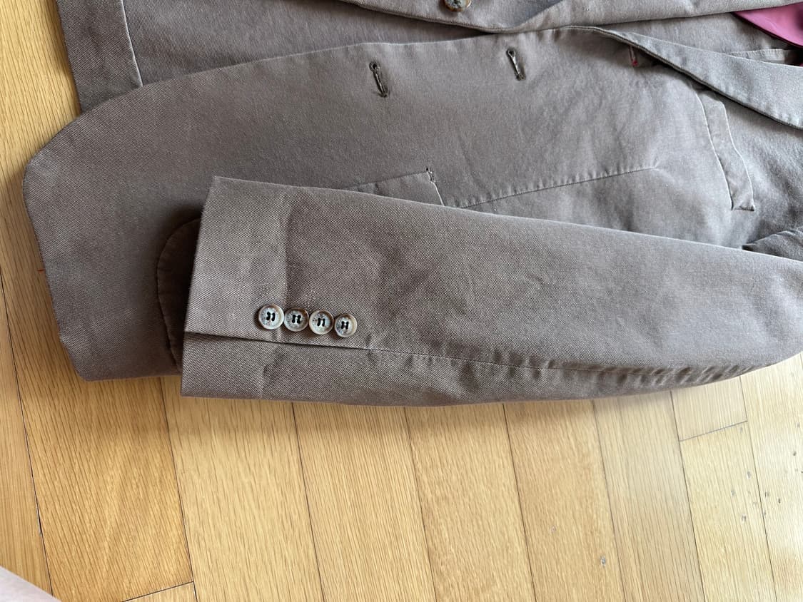 브룩스 브라더스 레드플리스 브라운 자켓 40R 상품이미지5