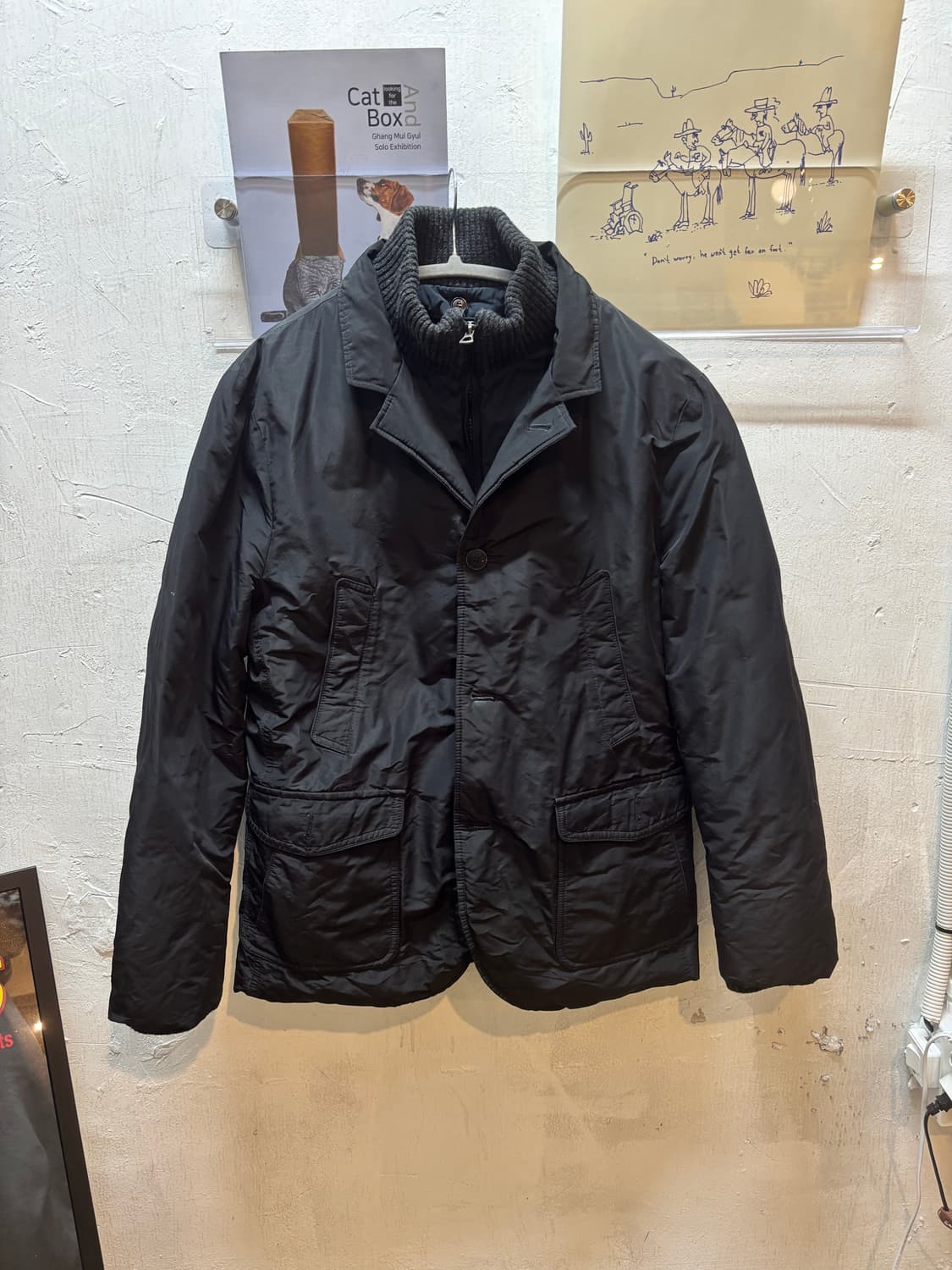 series 시리즈 덕다운 자켓 /블랙  상품이미지5