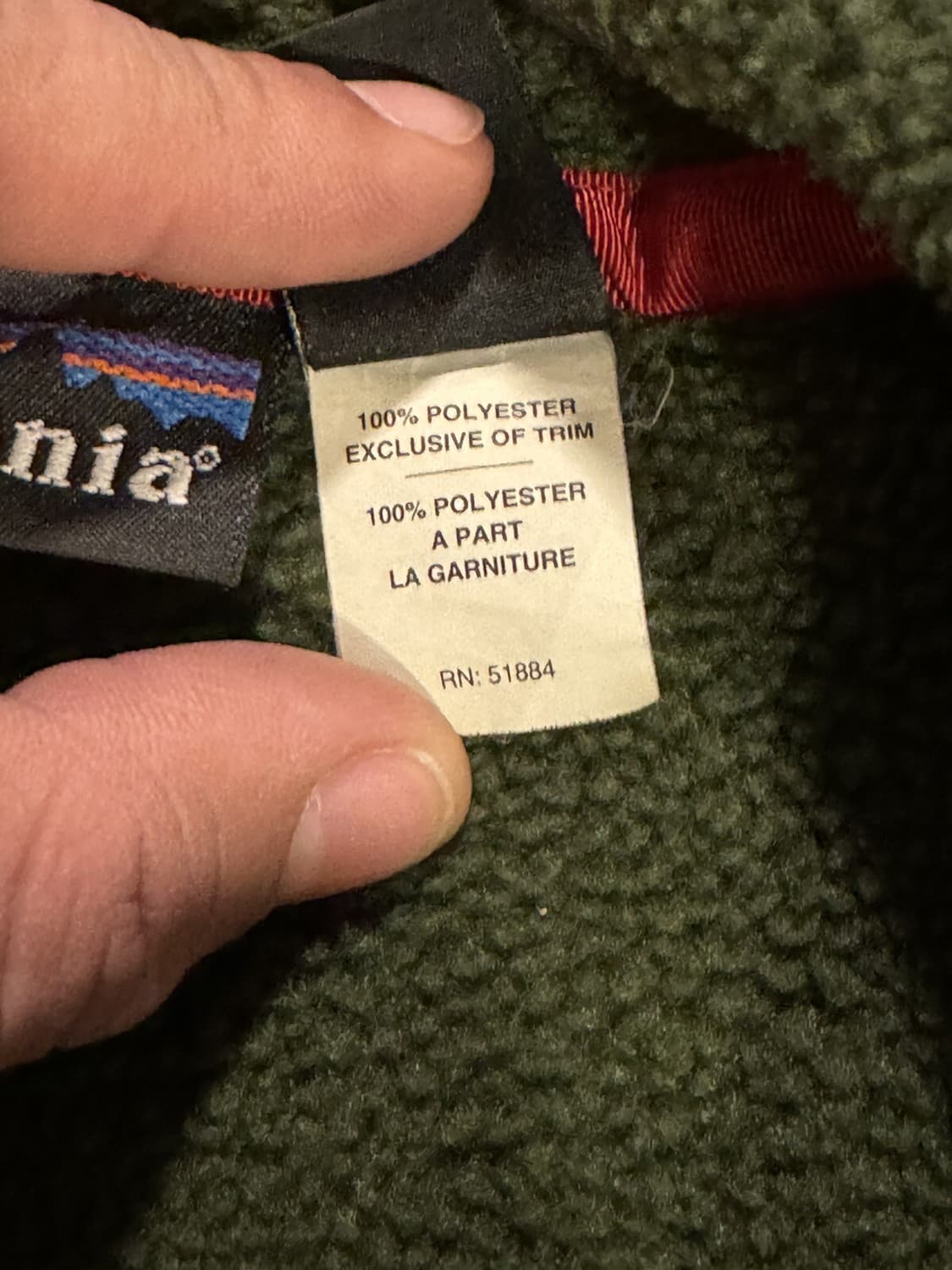 90s 파타고니아 신칠라 스냅-T 그린/네이비 자메이카 상품이미지4