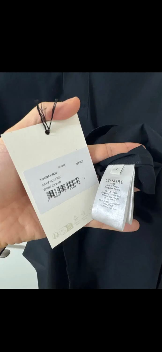 르메르 숏 슬리브 캐비어 L 상품이미지3