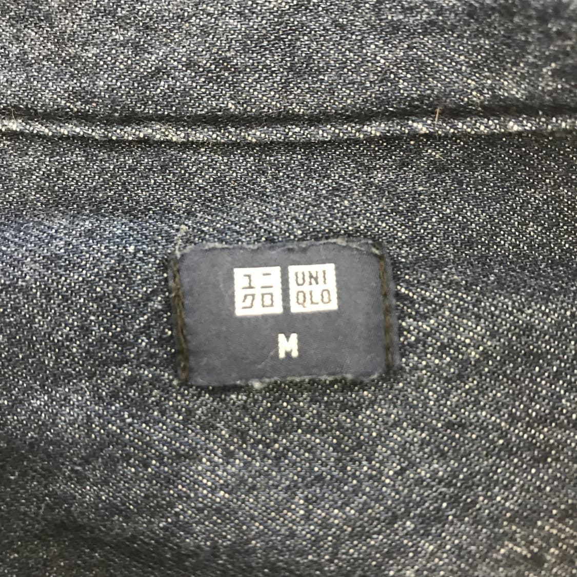 유니클로 데님오버사이즈스탠드카라셔츠 [M] 상품이미지5