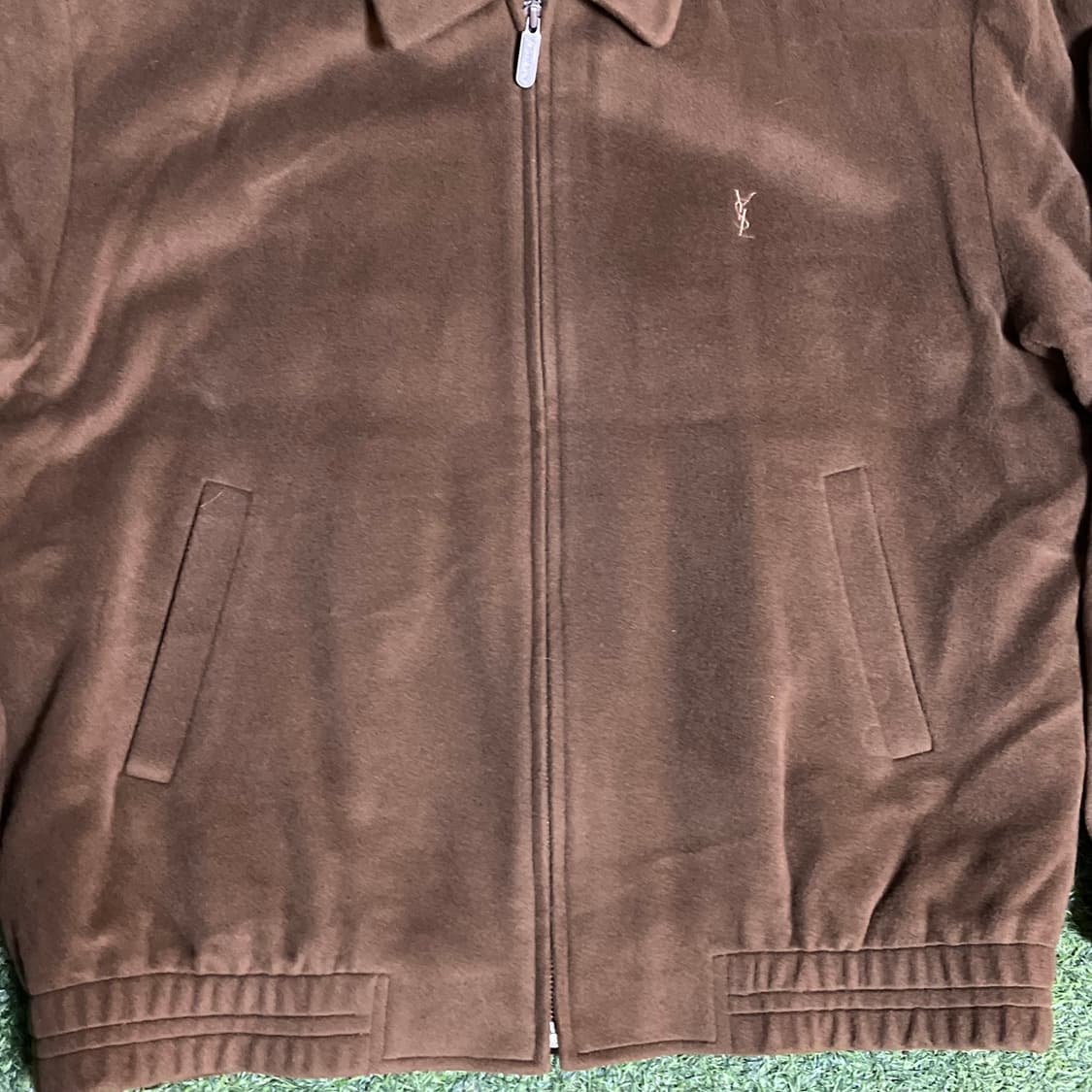 입생로랑 YSL 캐시미어 울 블루종 집업자켓  상품이미지5