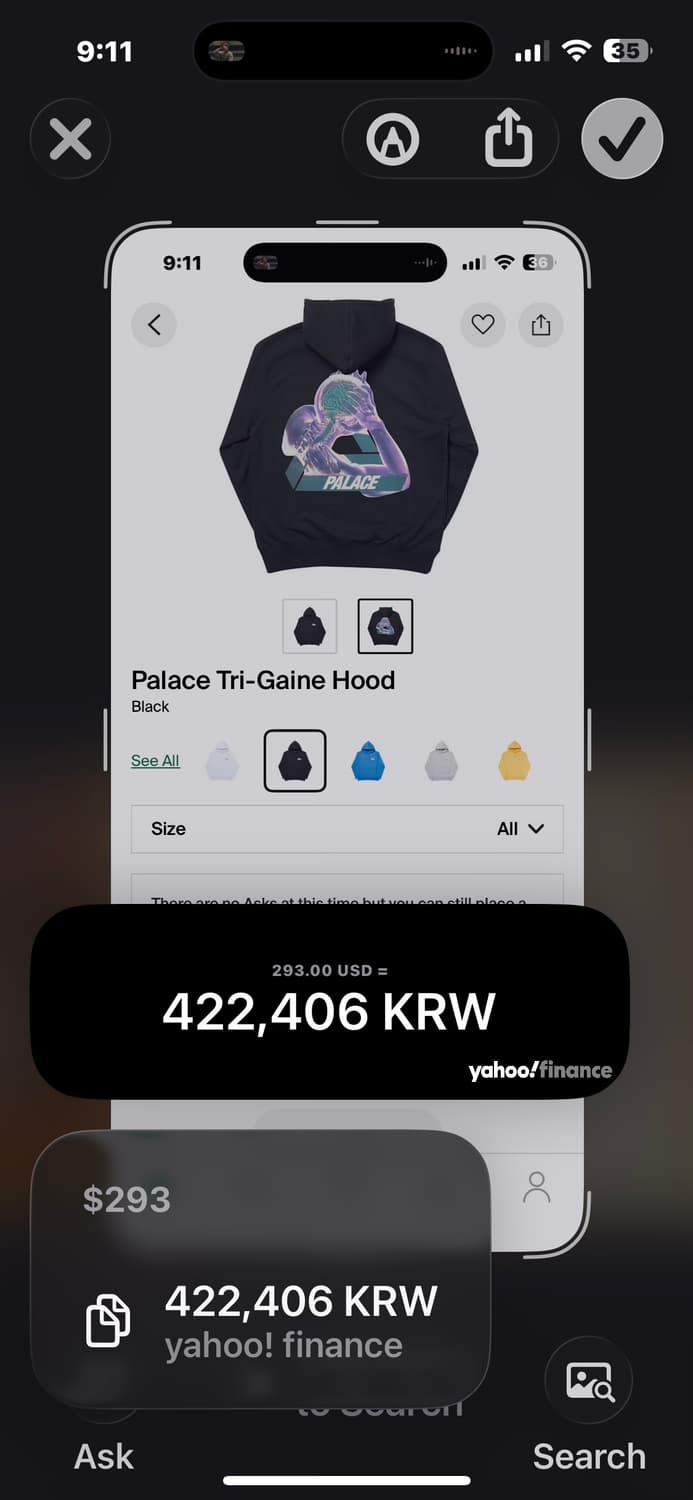 팔라스 [새상품급.정품] 뇌하수체 (시세 42만) 더블 트라이퍼그 후드티 상품이미지3