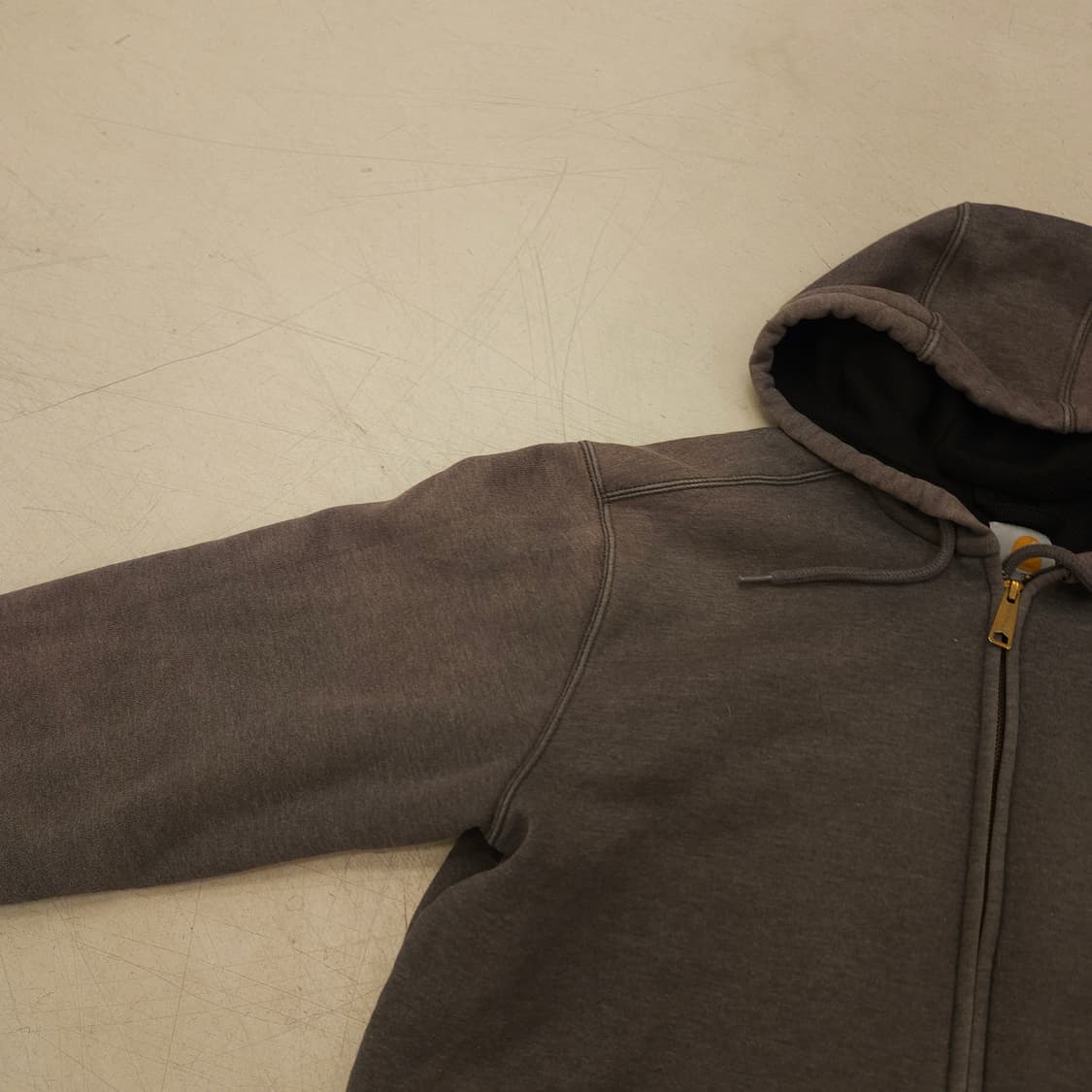 칼하트 페이딩 써멀 후드 집업 상품이미지2