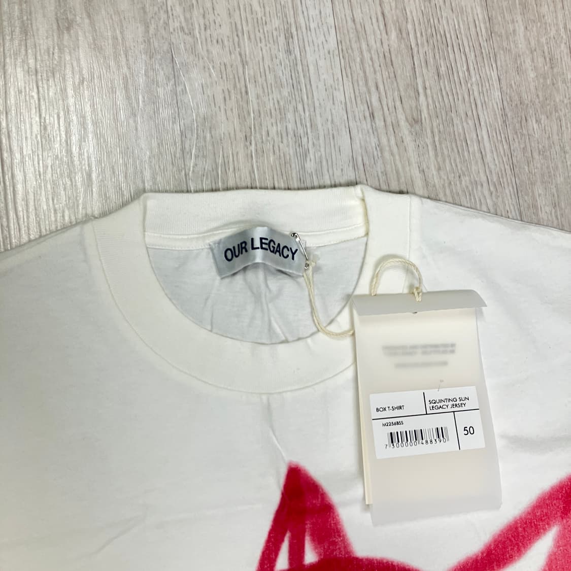 [50] 아워레가시 25ss 스퀸팅 선 박스 티셔츠 반팔 상품이미지5