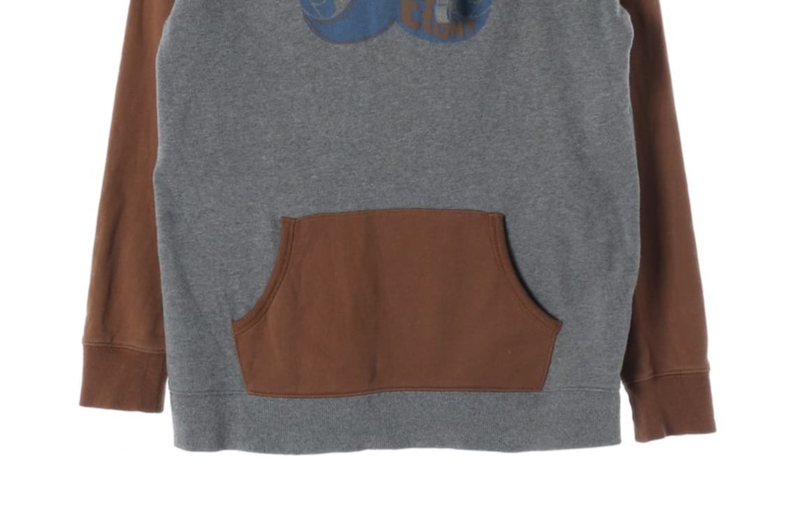 에잇세컨즈 빈티지 콧수염 그래픽 래글런 후드티 L 상품이미지4