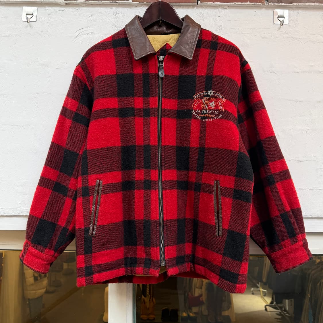 Cubic Measure 버팔로 체크 울 블렌드 자켓 M 상품이미지1