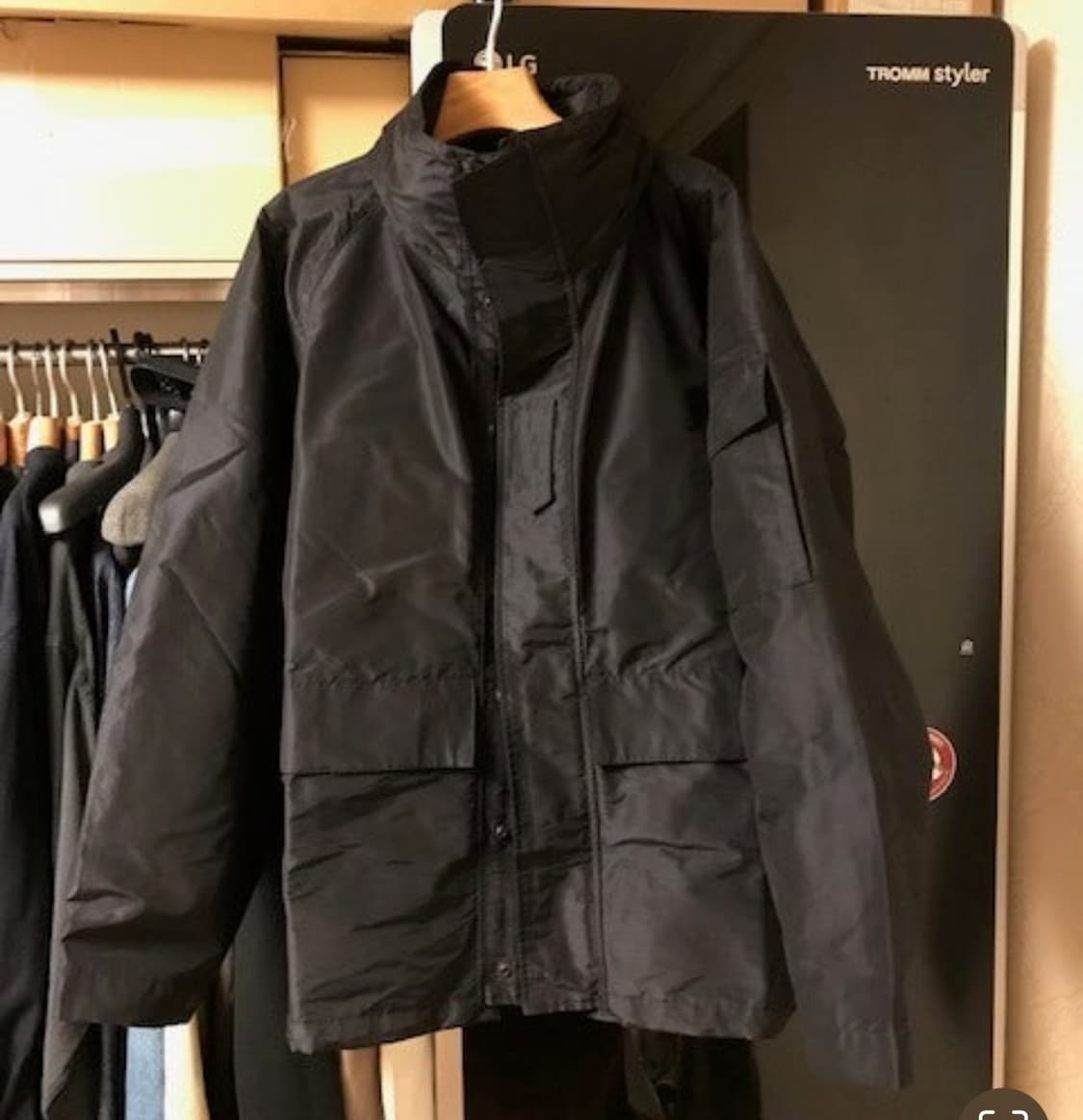 comoli 코모리 코튼 실크 밀리터리 파카 상품이미지1