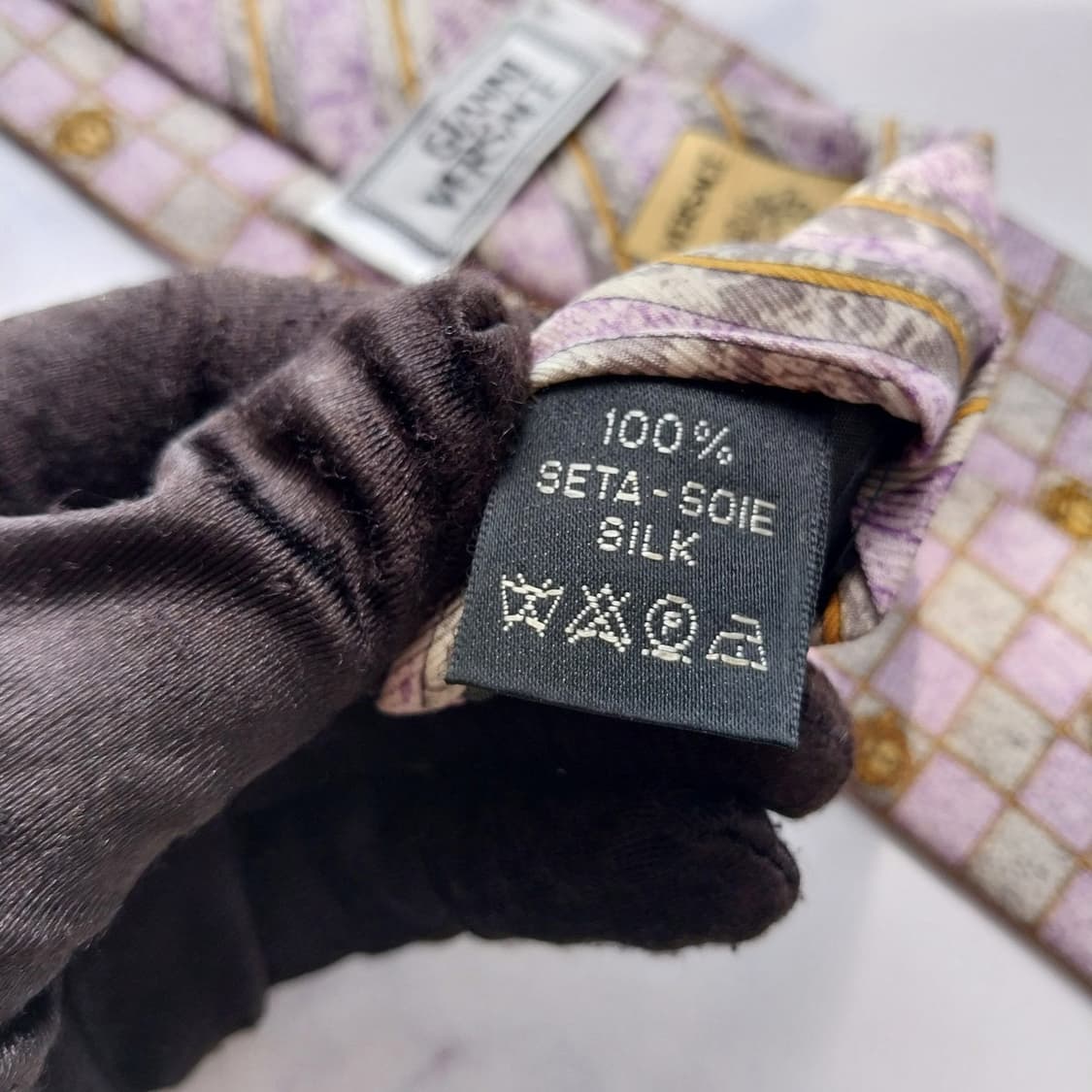 베르사체 넥타이 인디핑크 메두사 패턴 A+등급 K2480
 상품이미지9