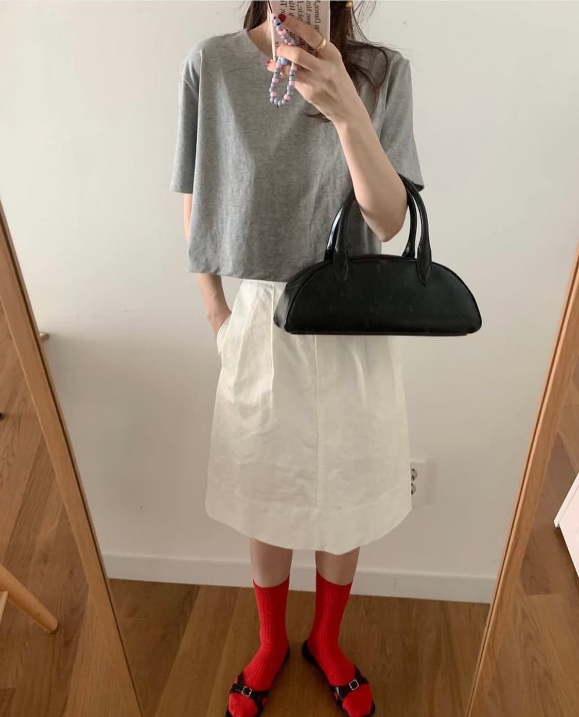 셀린느 테켈백 블랙 차정원 상품이미지8