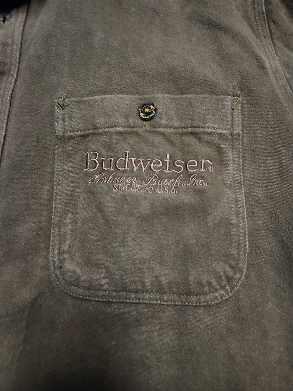 Budweiser 빈티지 워크 셔츠 상품이미지3