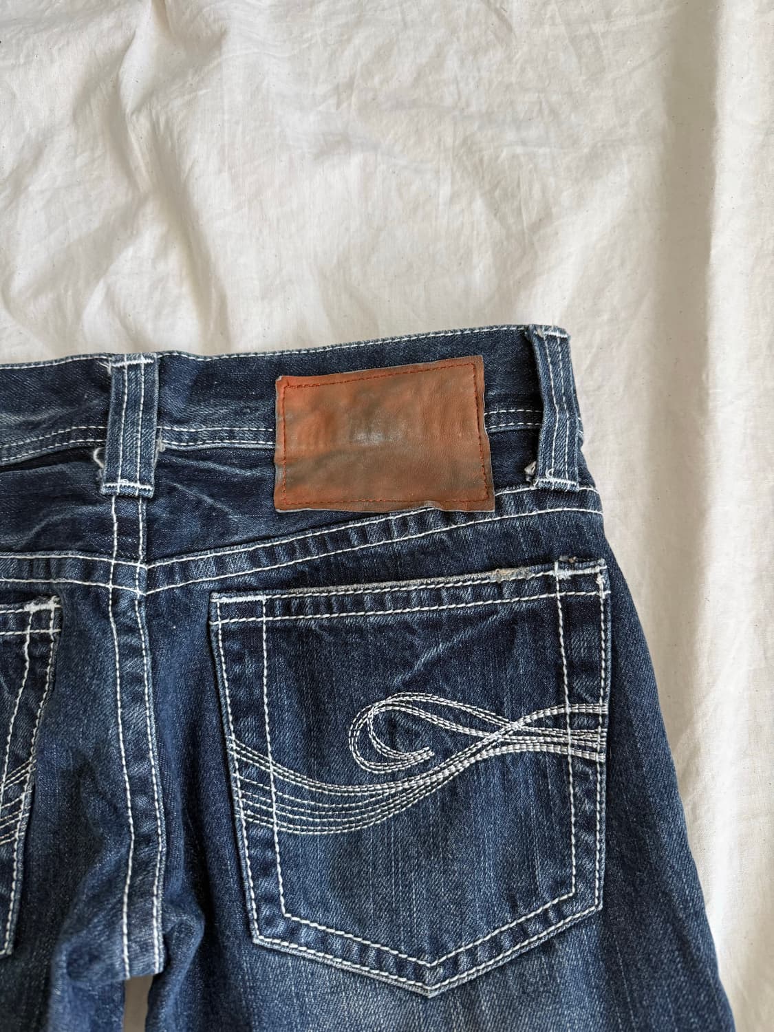 세만틱디자인 로우라이즈 데님팬츠 상품이미지10