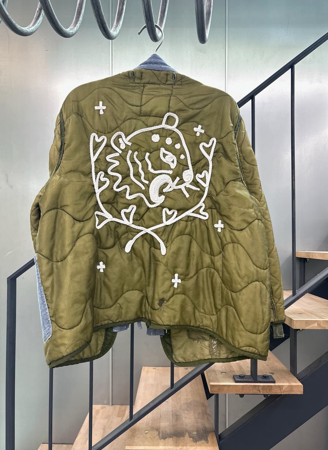 GAME OVER 방콕 브랜드 빈티지 커스텀 퀄팅자켓 깔깔이 상품이미지2