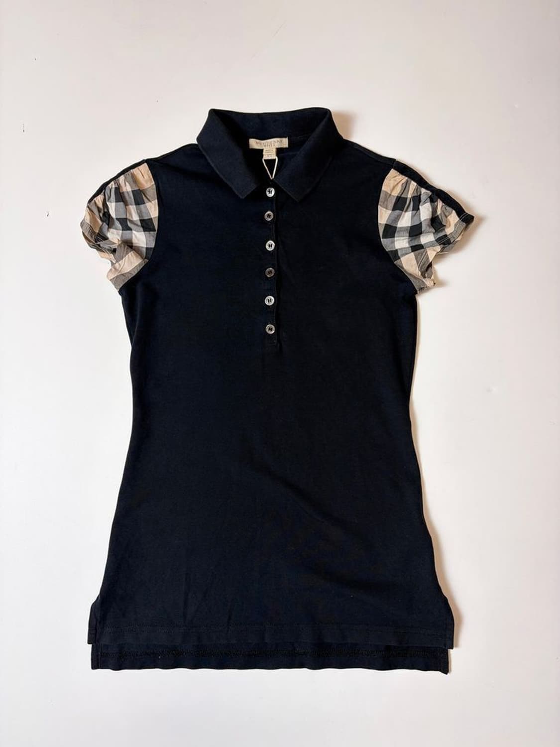 버버리 브릿 노바 체크 피케 반팔 티셔츠 PN9575 상품이미지1