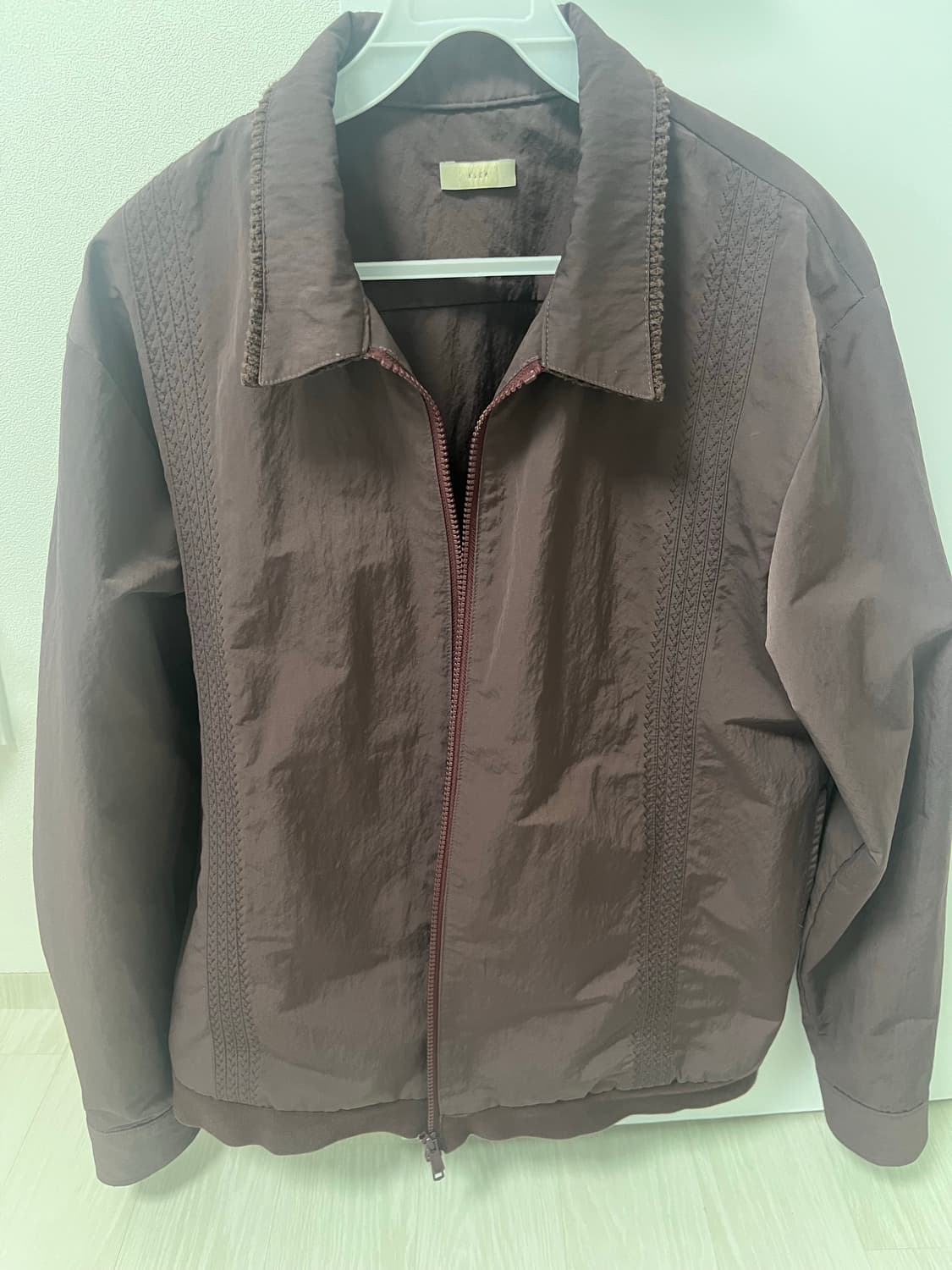 엑슬림 ep.03 셔츠 자켓 버건디 2 상품이미지1