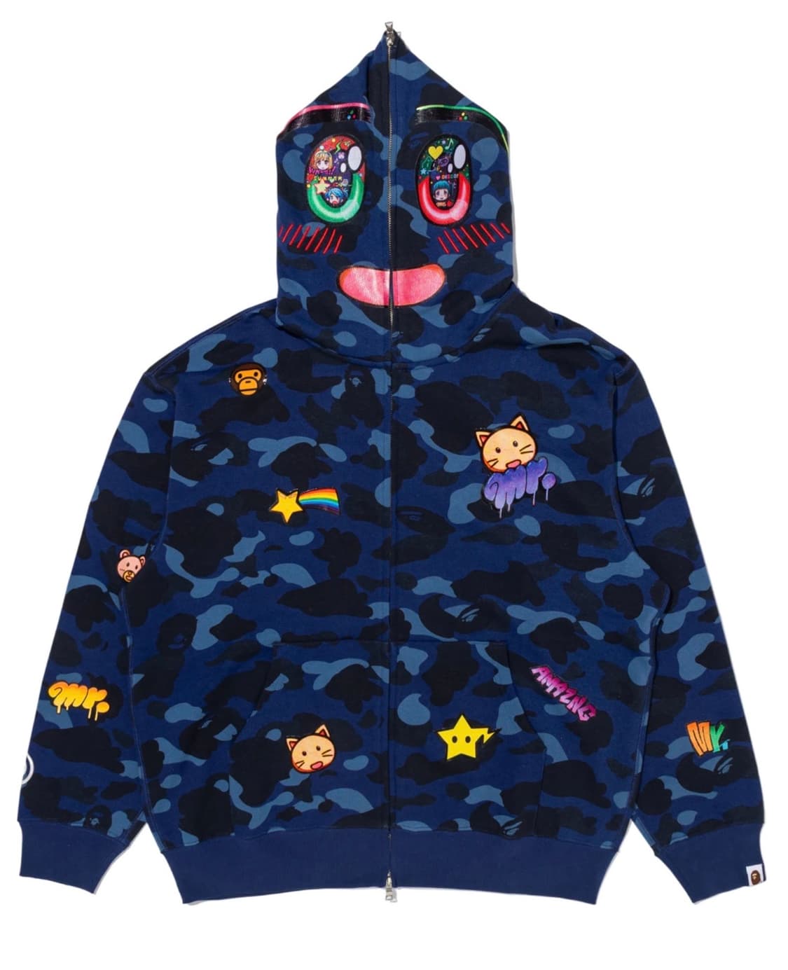 베이프 무라카미다카시 스튜디오 MR. 콜라보 샤크후디 상품이미지2