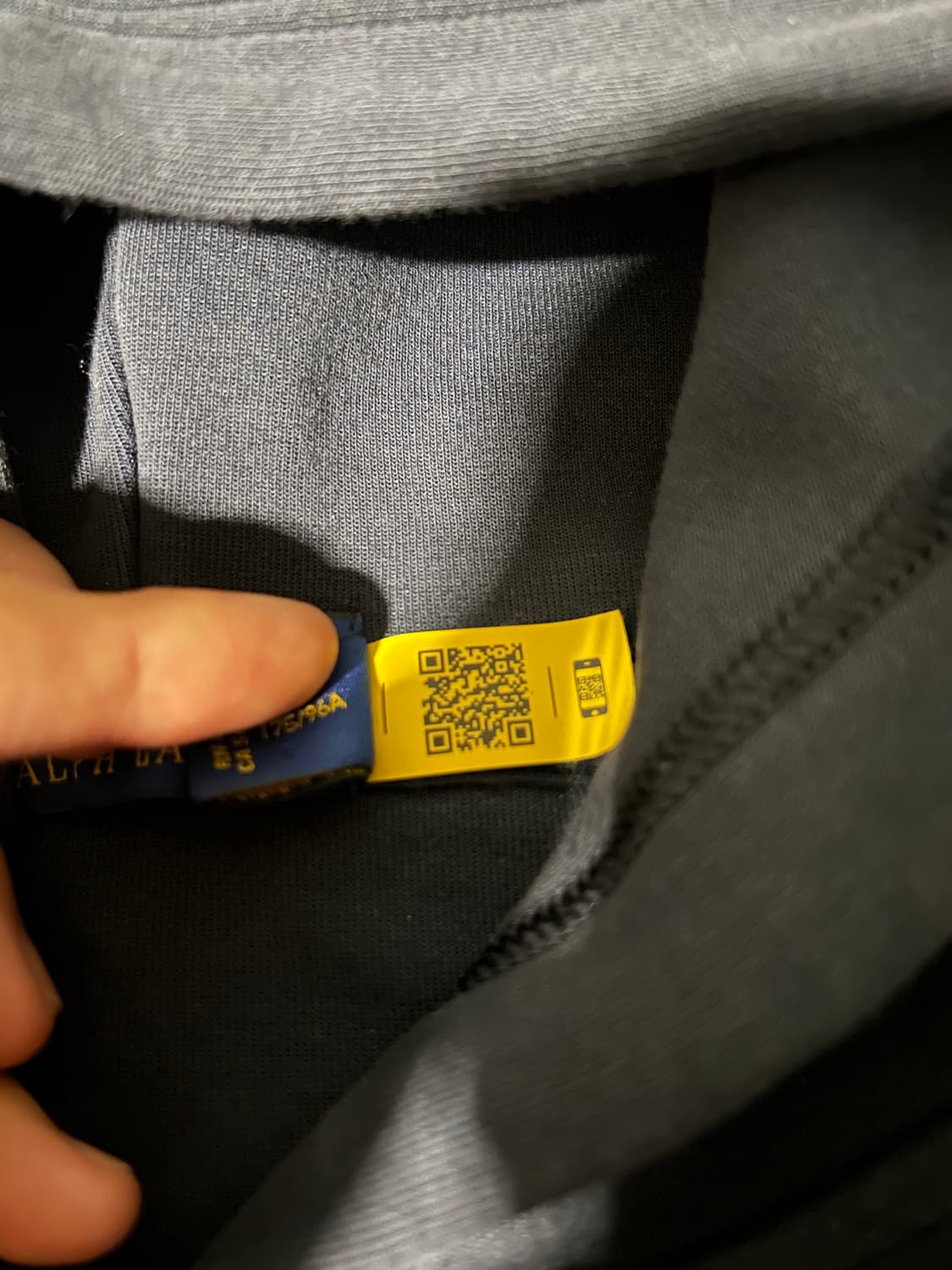 폴로 네이비 후드집업 상품이미지3