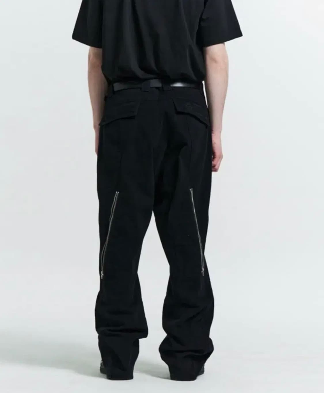 플라스틱프로덕트 웨이브 지퍼 팬츠 상품이미지1