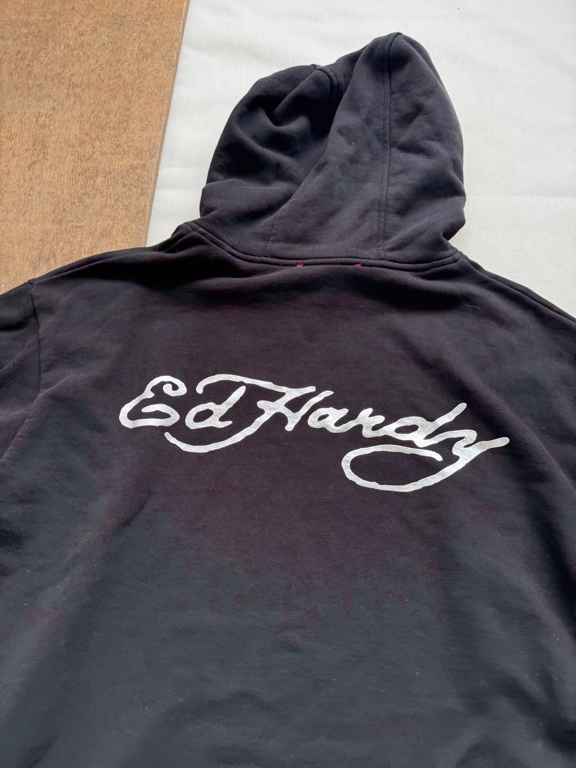 ed hardy 에드하디 해골 큐빅 후드 상품이미지5