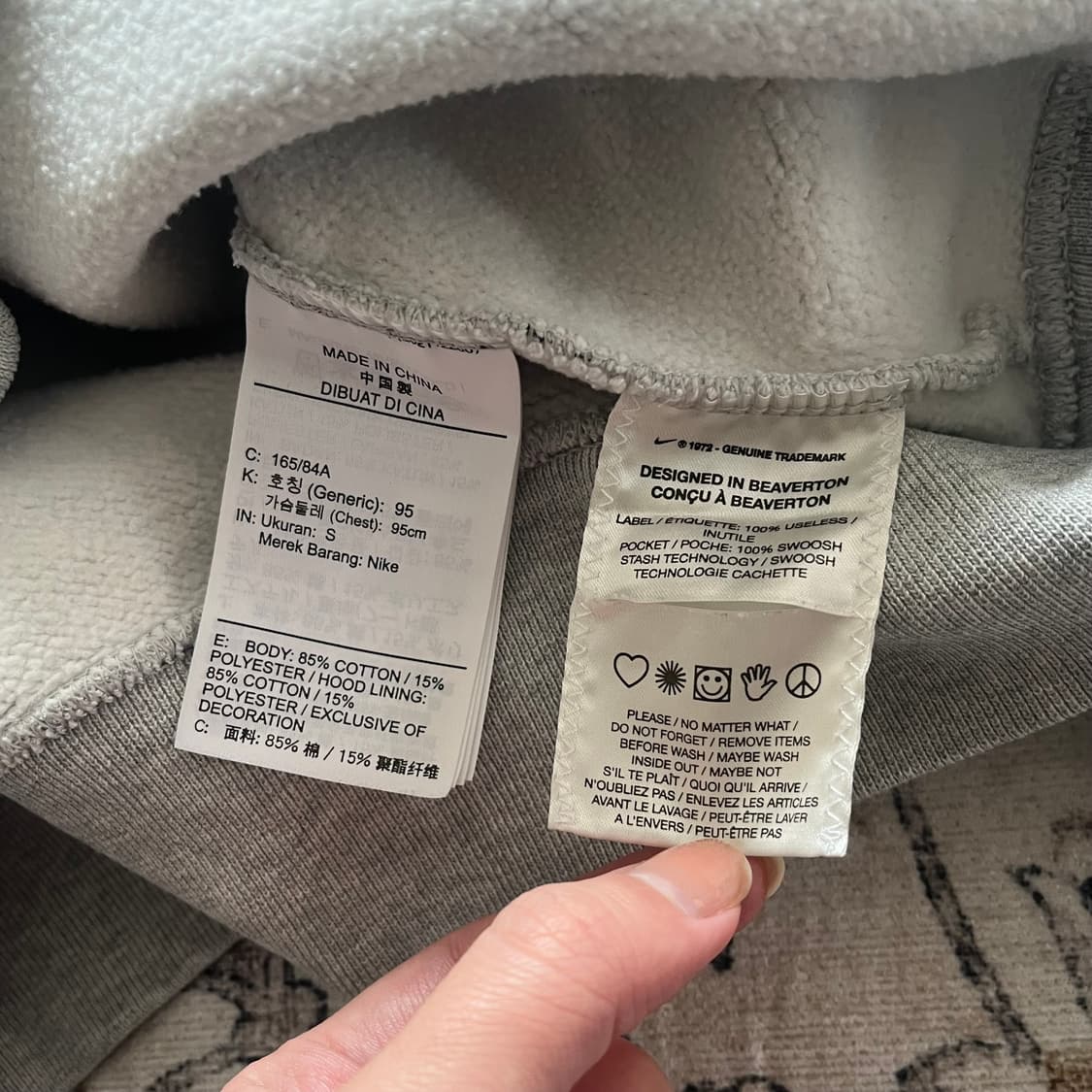 나이키 sb 스우시 자수로고 스케이트 후드티 상품이미지4